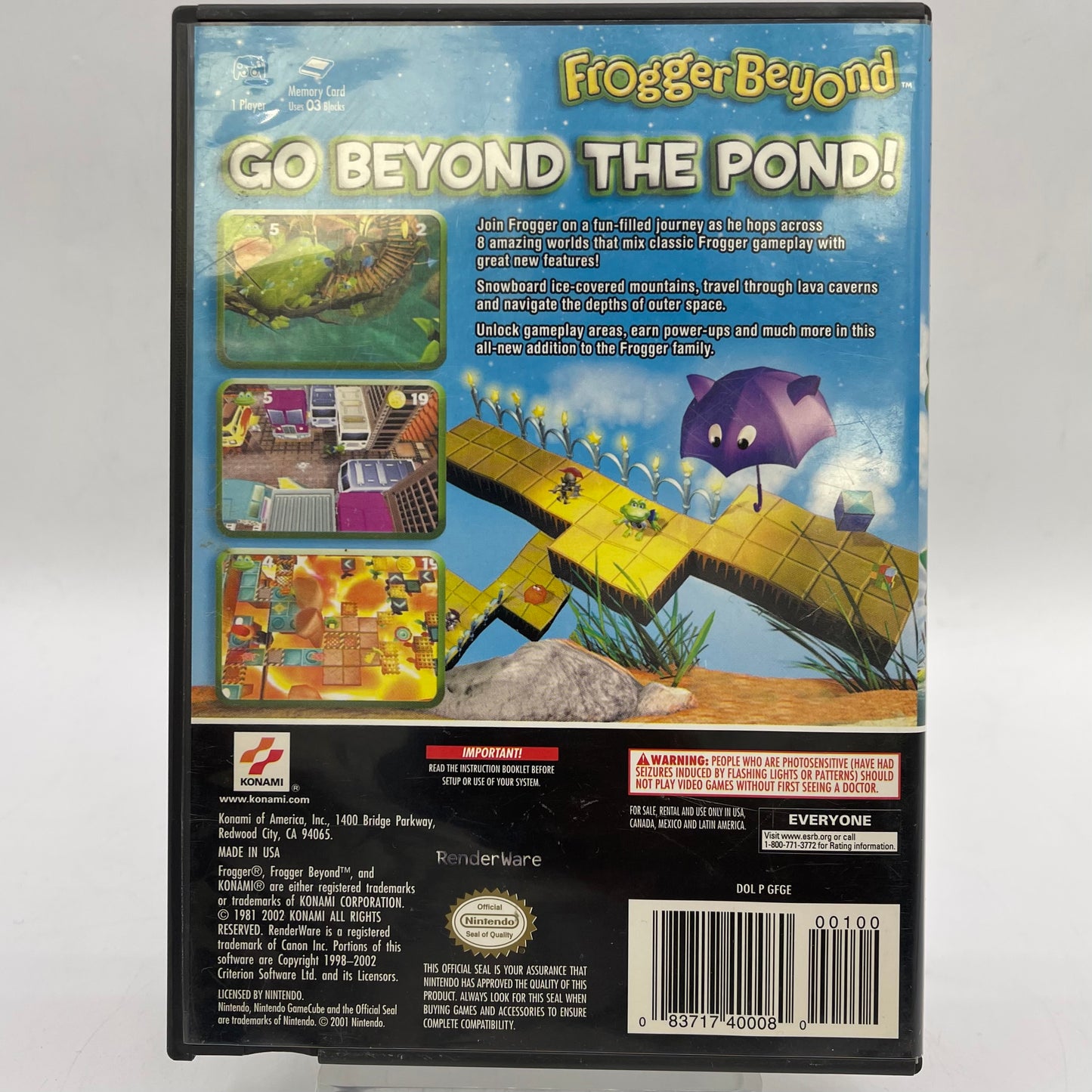 Frogger Beyond (Nintendo GameCube, 2003)