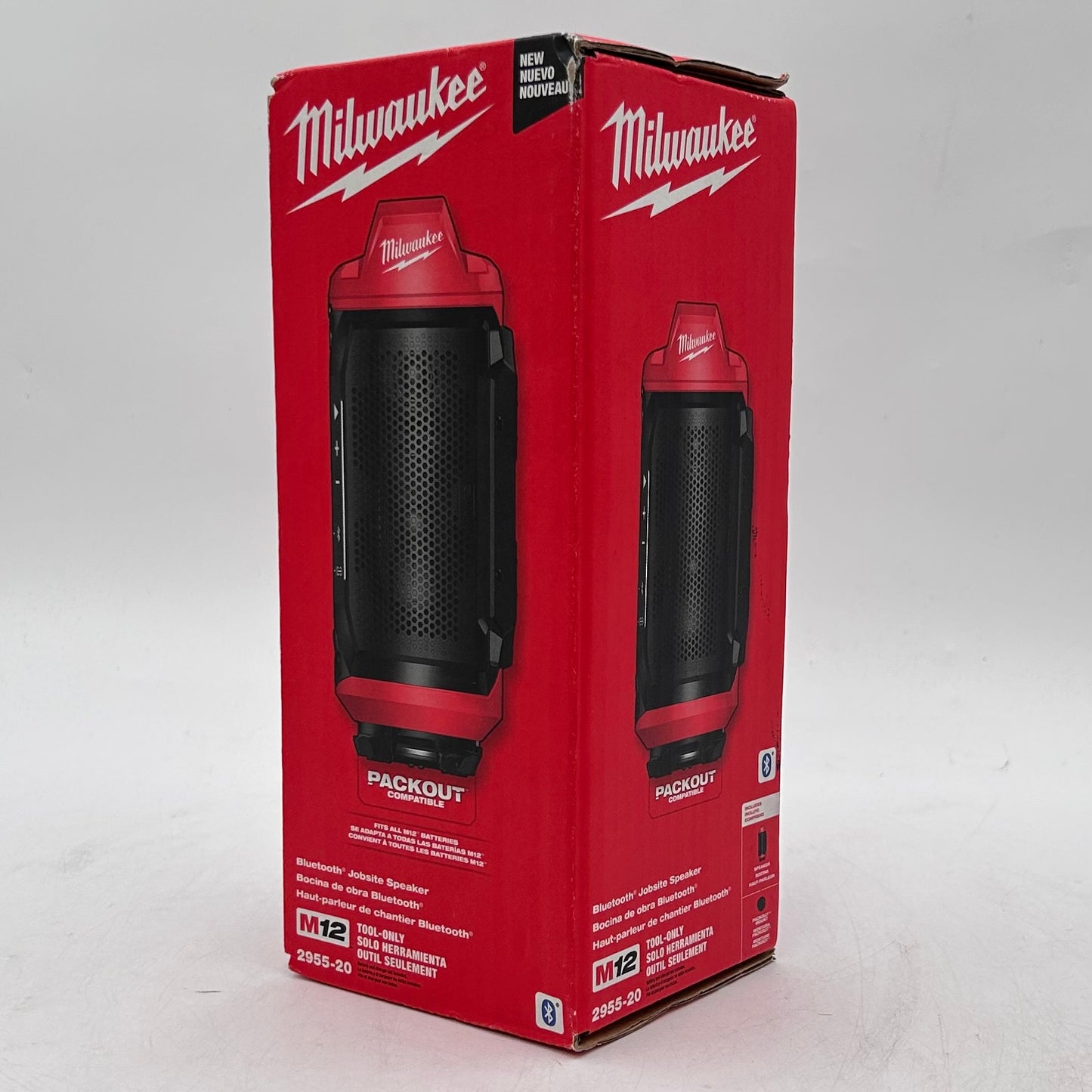 New Milwaukee 2955-20 M12 12V Bletooth Jobsite Speaker