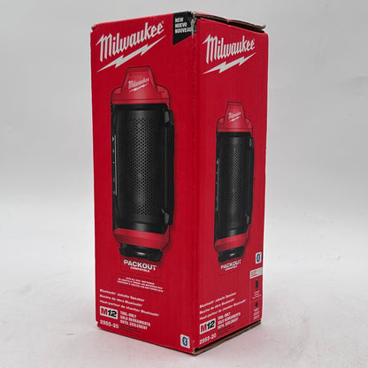 New Milwaukee 2955-20 M12 12V Bletooth Jobsite Speaker