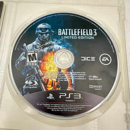 Battlefield 3 Limited Edition (Sony PlayStation 3 PS3, 2011)