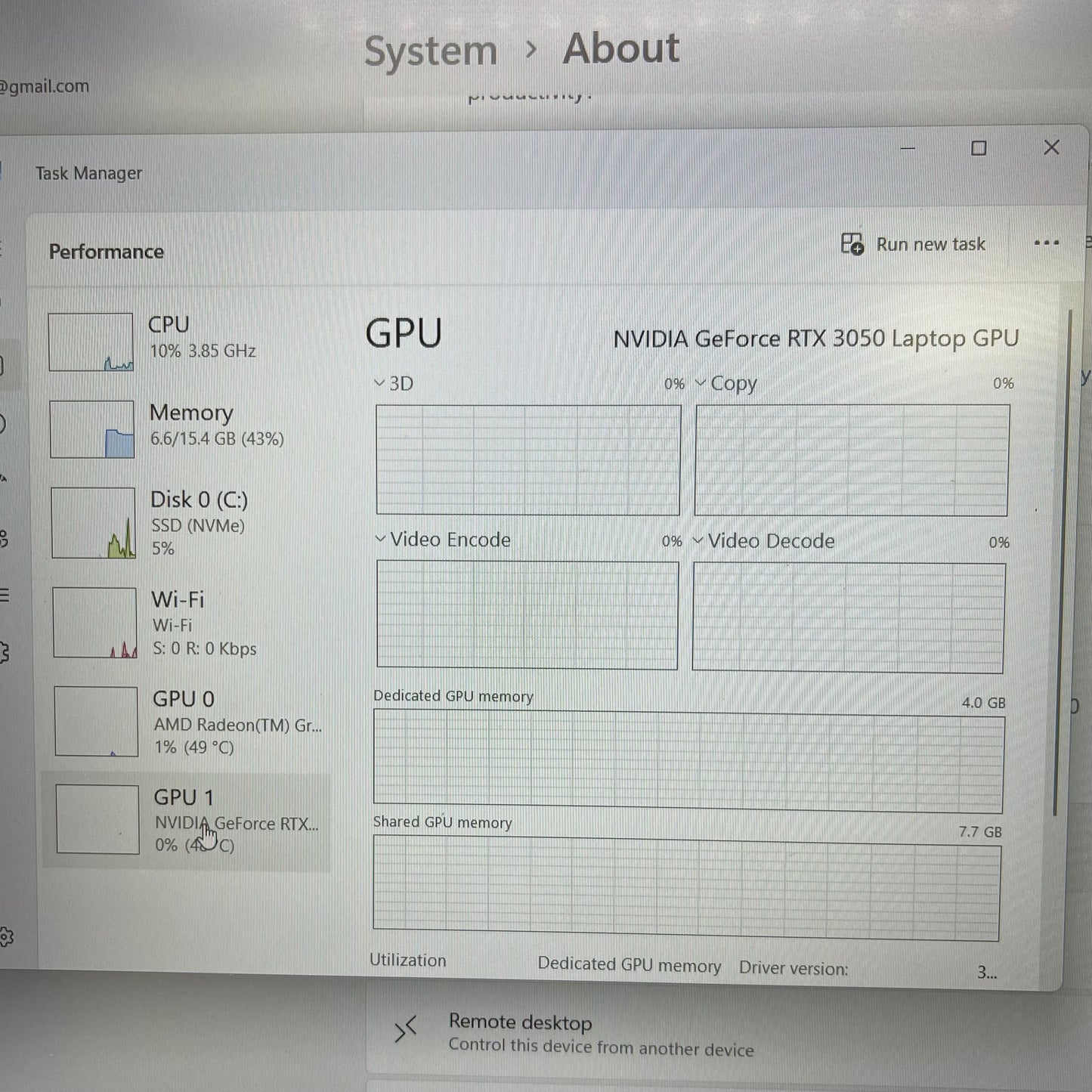 Asus TUF A15 15.6" Ryzen 7 4800H 2.9GHz 16GB RAM 512GB SSD GeForce RTX 3050