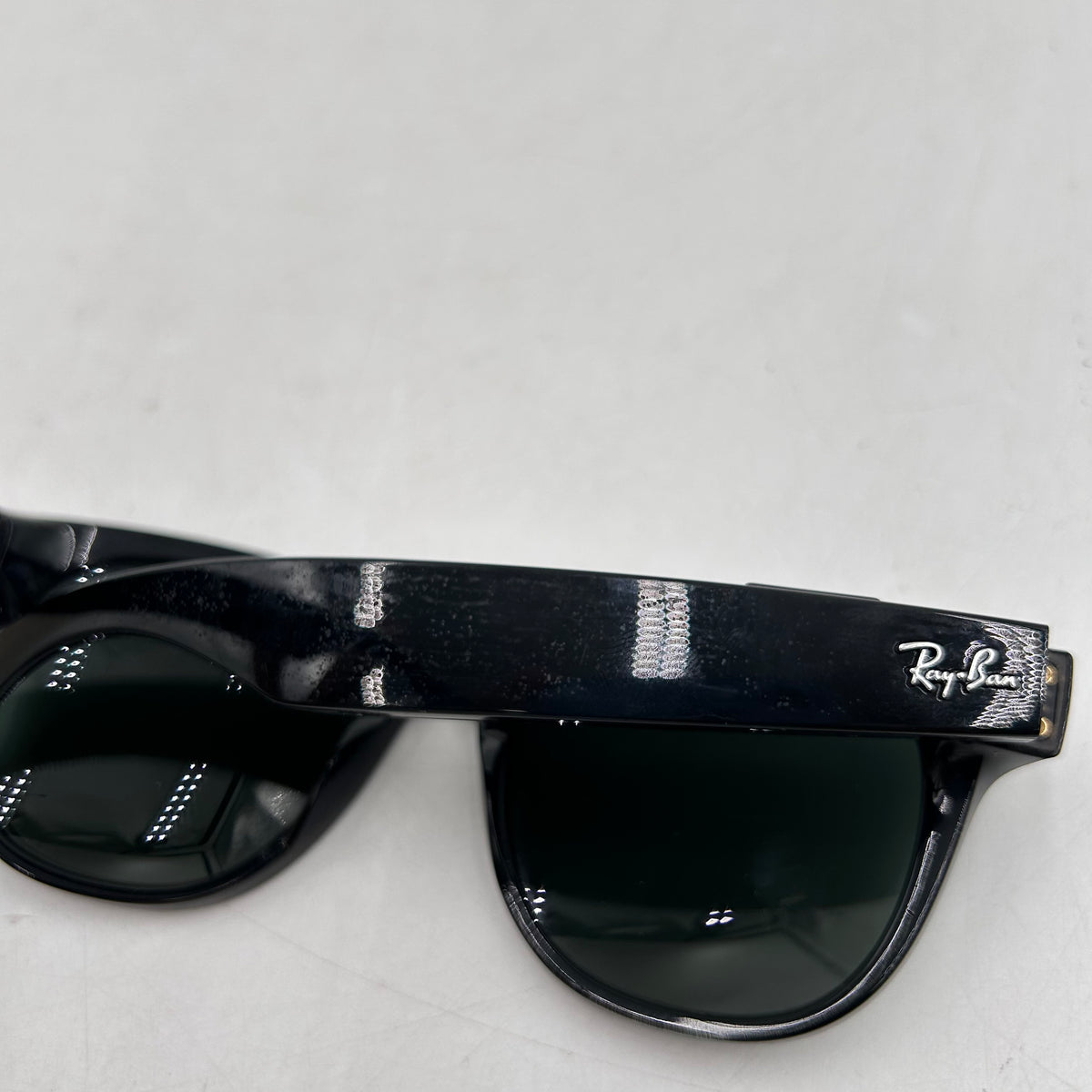 Ray-Ban Stories Wayfarer Shiny Black Standard RW005 601/71 AI Smart Glasses