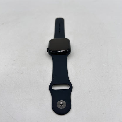 Unlocked Apple Watch SE 2nd Gen 44MM Midnight Aluminum Black Band MA9L4LL/A