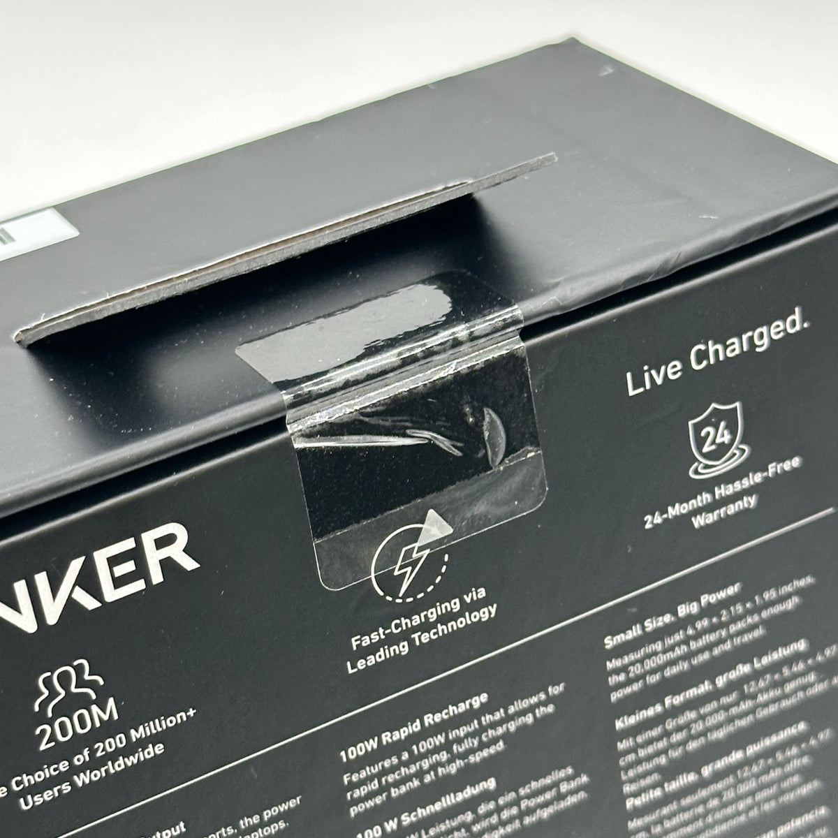 New Anker Multi Device Fast Charging 200W Prime Power Bank 20K A1336 Black