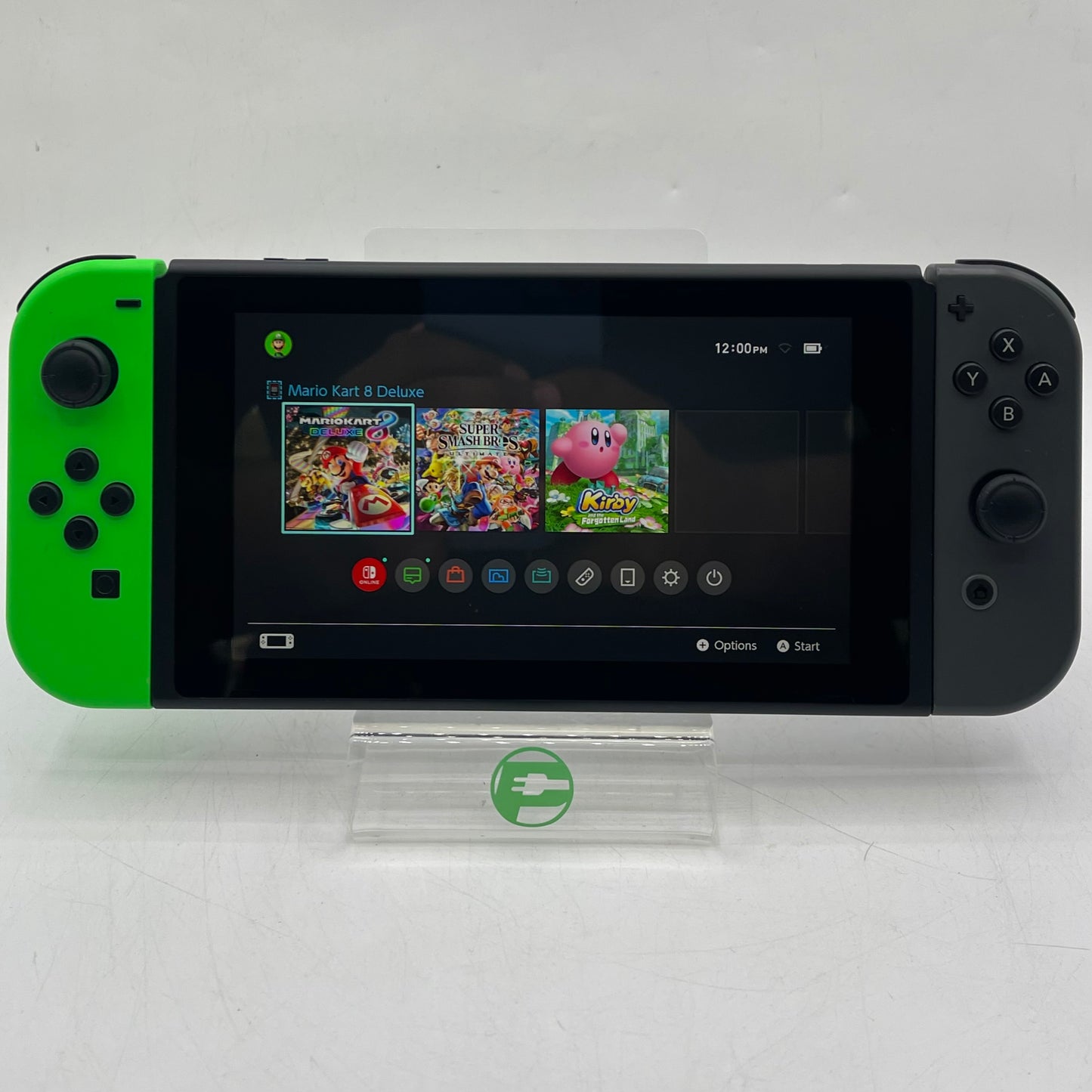 Nintendo Switch v2 Console Gaming System HAC-001(-01) Green/Gray