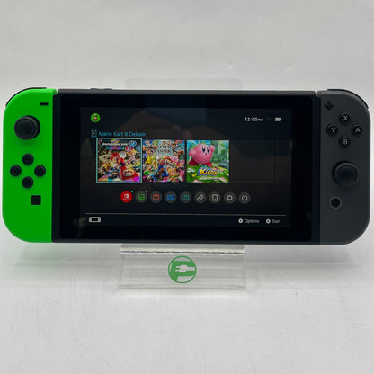 Nintendo Switch v2 Console Gaming System HAC-001(-01) Green/Gray
