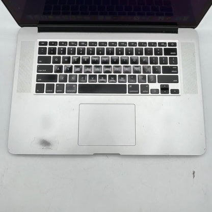 2015 Apple MacBook Pro 15.4" i7 2.2GHz 16GB RAM 256GB Flash Storage A1398 Cracked