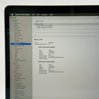 2020 Apple MacBook Pro 13.3" i5 2.0GHz 16GB RAM 512GB SSD Space Gray A2251