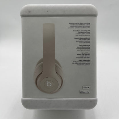 New Beats Studio Pro Wireless Over-Ear Bluetooth Headphones Sandstone MQTR3LL/A