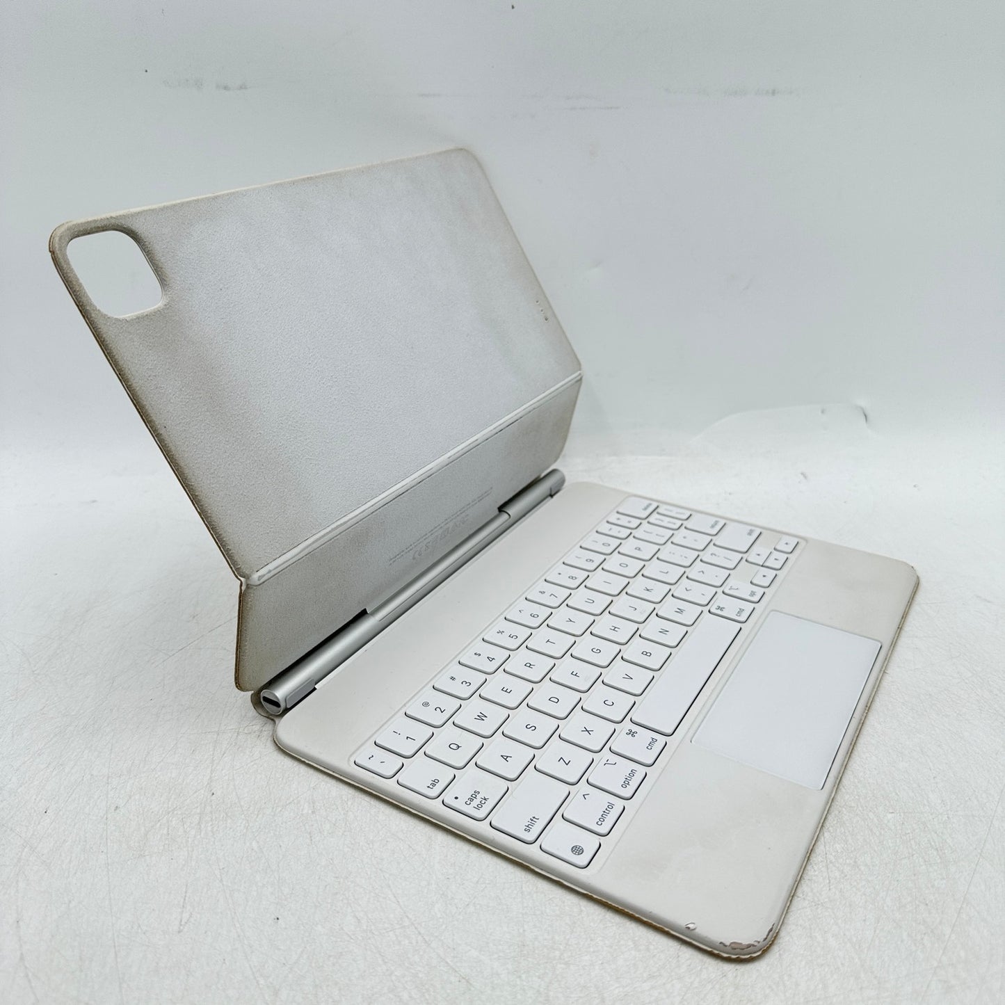 Apple Magic Keyboard for iPad Pro 11" Keyboard Folio Case White A2261 - Stained