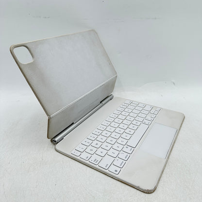 Apple Magic Keyboard for iPad Pro 11" Keyboard Folio Case White A2261 - Stained