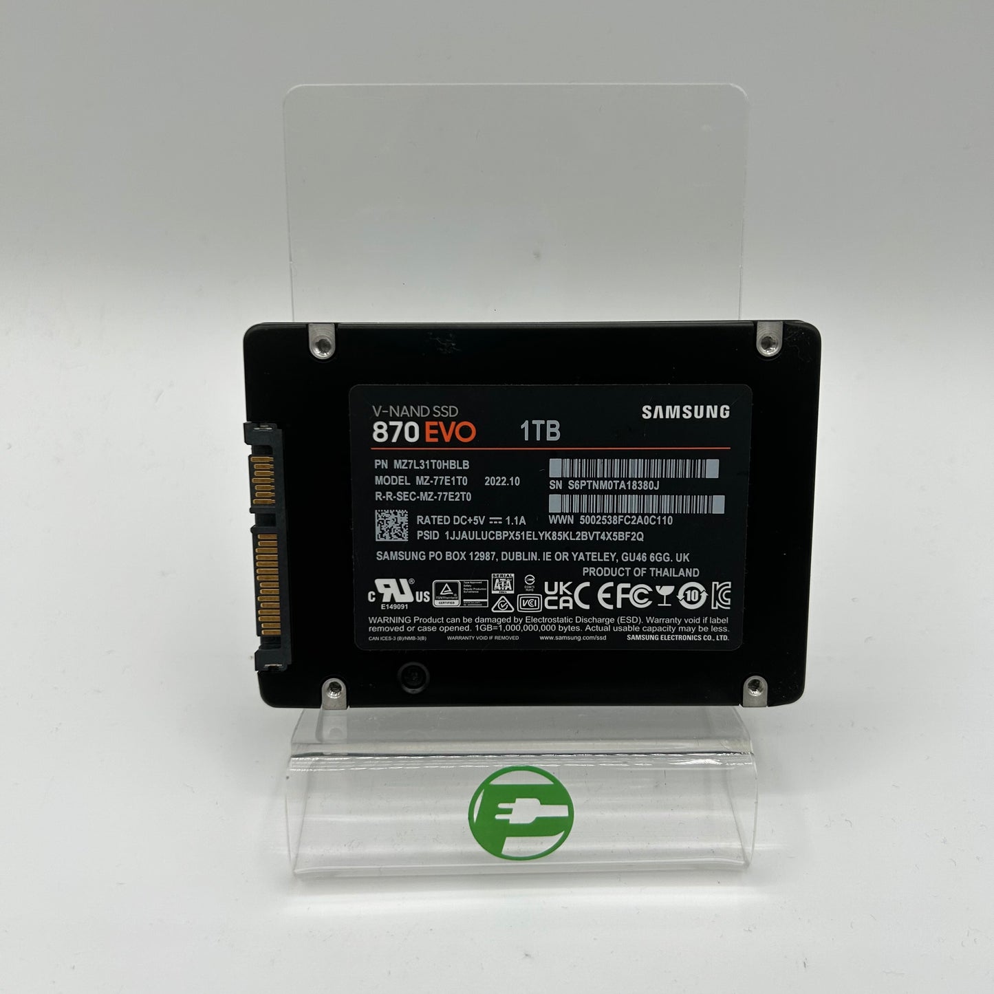 Samsung 1TB 870 EVO Solid State Drive MZ-77E1T0