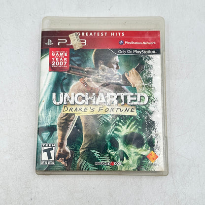 Uncharted Drake's Fortune [Greatest Hits:Game of the Year] (Sony PlayStation 3) CIB