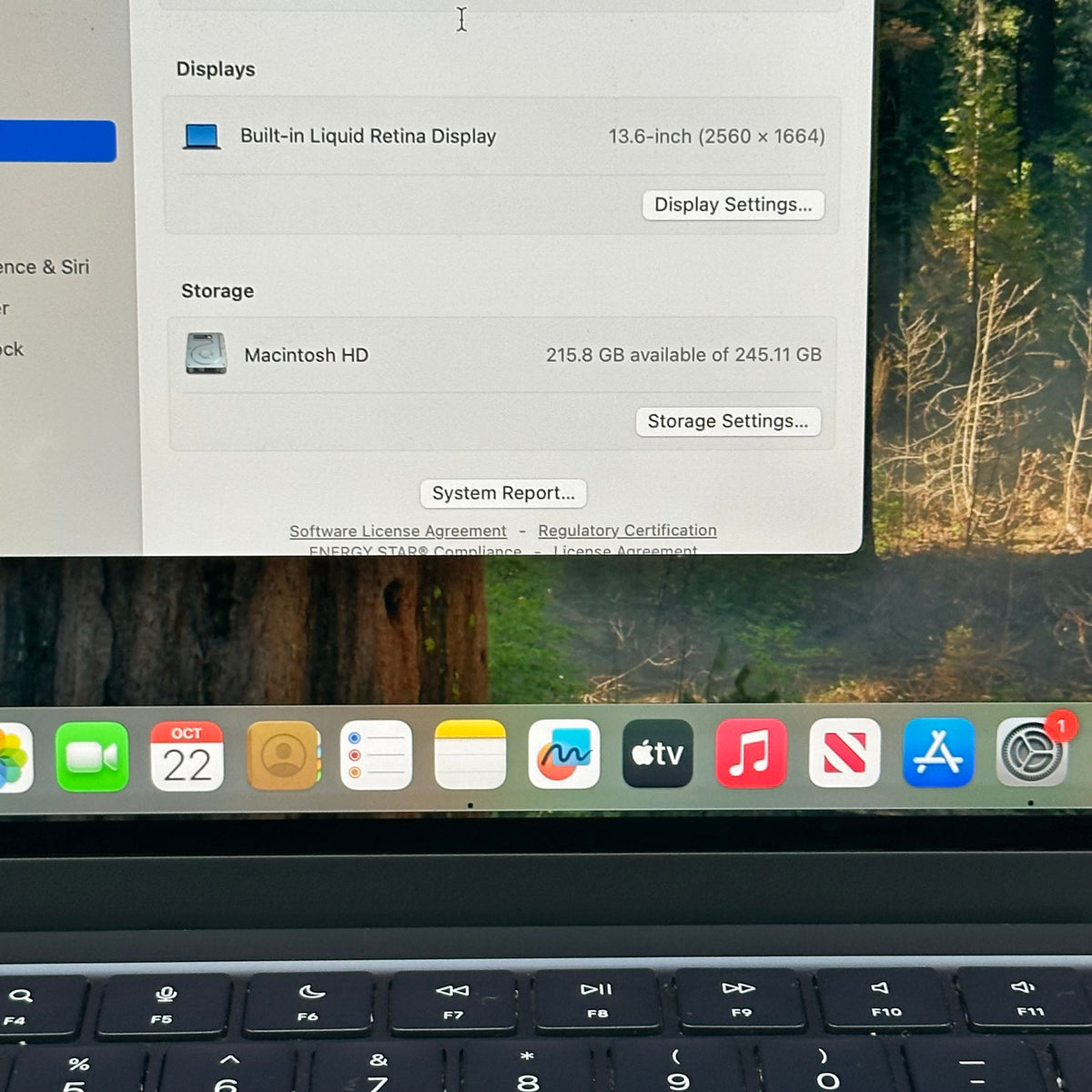 2022 Apple MacBook Air 13.6" M2 8C GPU 3.5GHz 8GB RAM 256GB SSD A2681