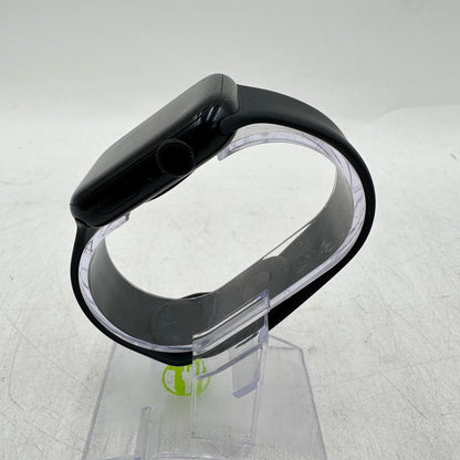 GPS Only Apple Watch SE 2nd Gen 44MM Black Aluminum Black Sport Band A2723
