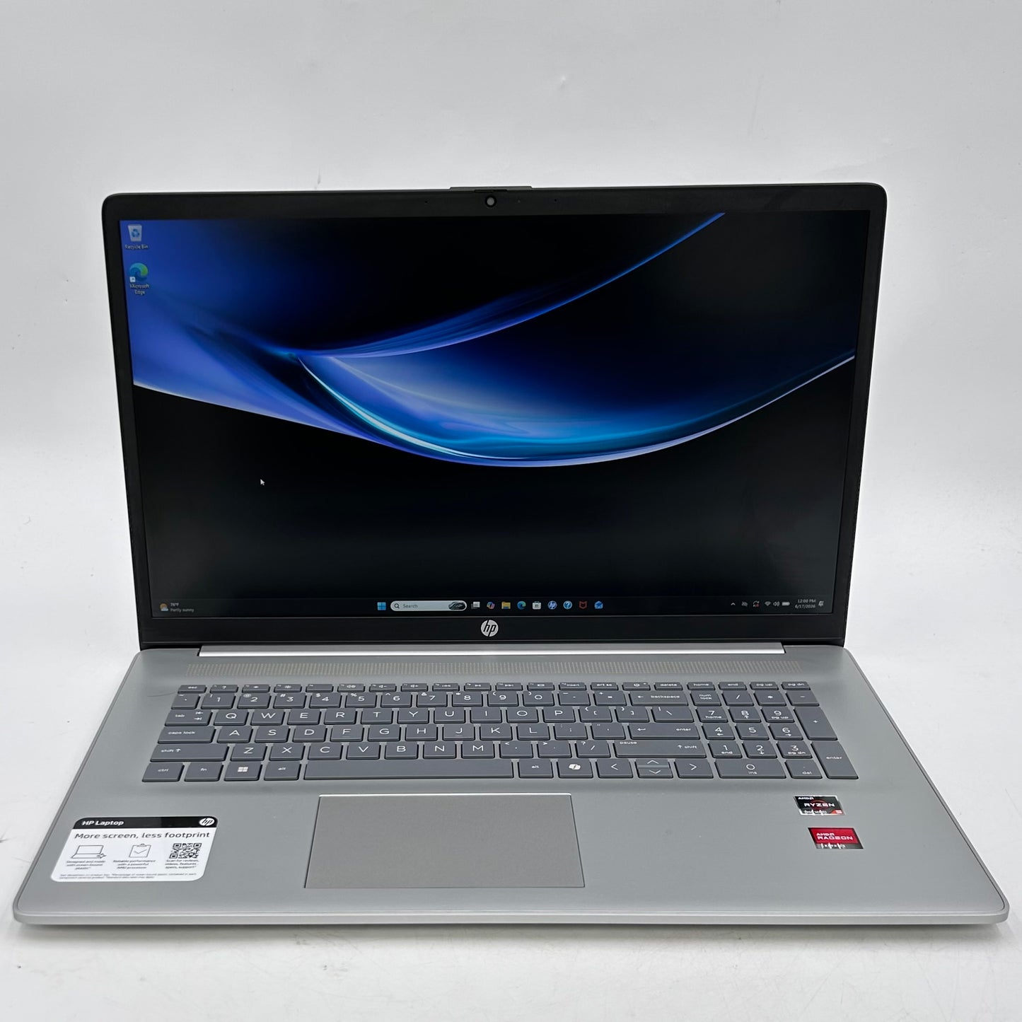 HP Laptop 17-CP2025DX 17" Ryzen 5 7520U 2.8GHz 8GB RAM 512GB SSD