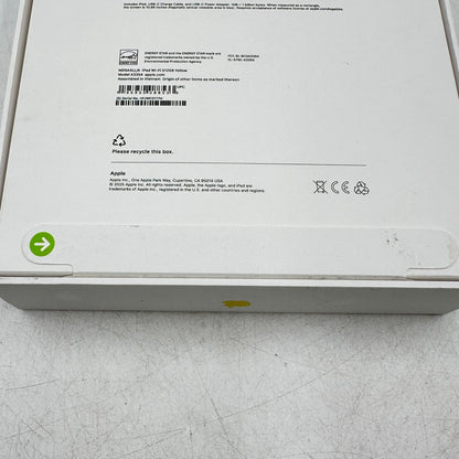 New WiFi Only Apple iPad 11" (A16) 512GB Yellow MD5A4LL/A