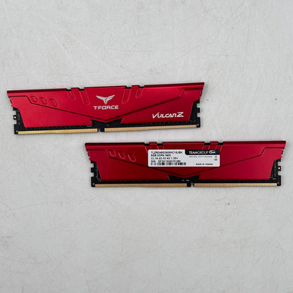 TeamGroup T-Force Vulcan 16GB (2x8GB) RAM DDR4 3600MHz TLZRD48G3600HC18JBK