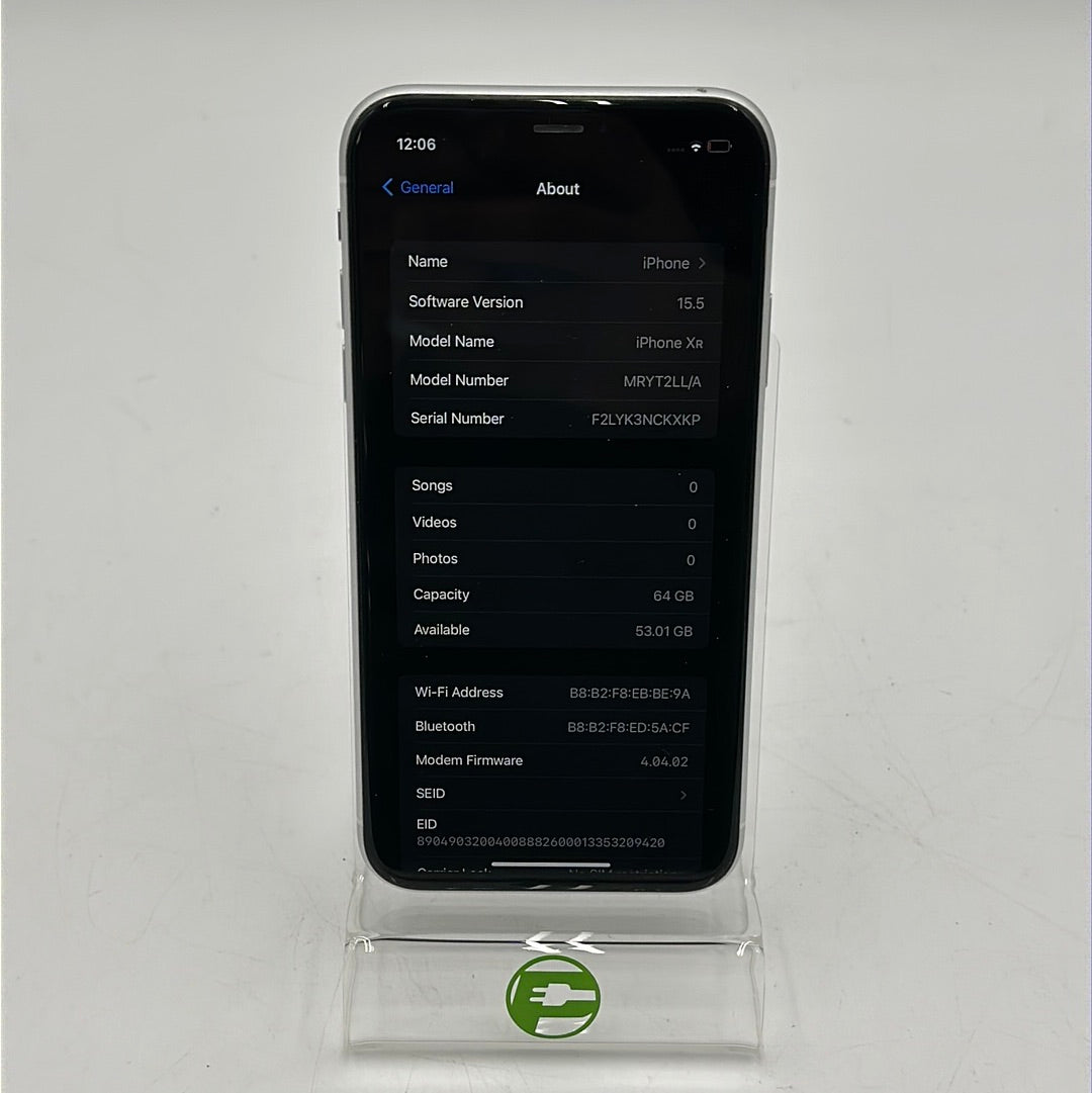 Unlocked Apple iPhone XR 64GB White MRYT2LL/A – PayMore Chelsea