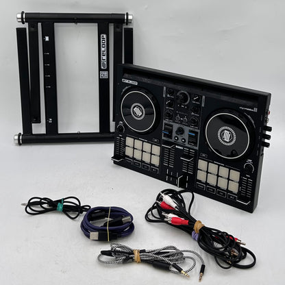 Reloop Buddy 2-Channel DJ Controller for iOS/ iPad OS/Android /Mac PC Black 