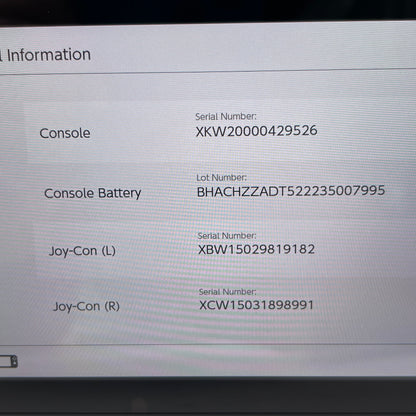 Nintendo Switch v2 Console Gaming System HAC-001(-01) Black/Gray