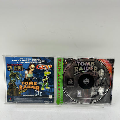 Tomb Raider II  (Sony PlayStation 1 PS1,  1999)