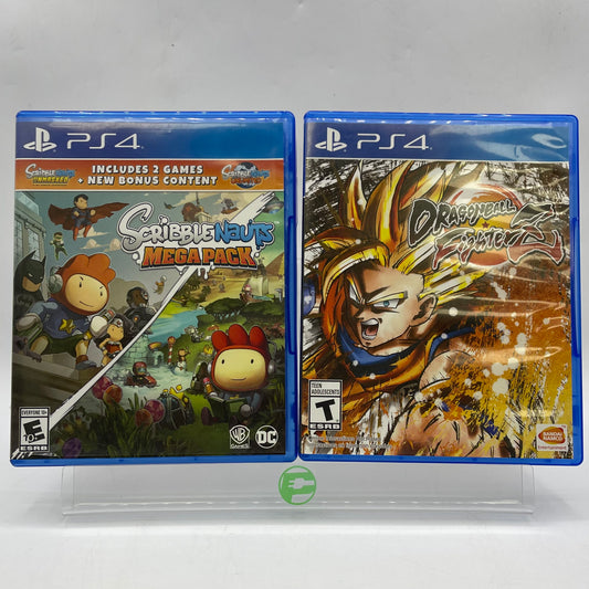 Lot of 2 Sony PlayStation 4 PS4 Games Dragon Ball Fighter Z | Scribble Nauts