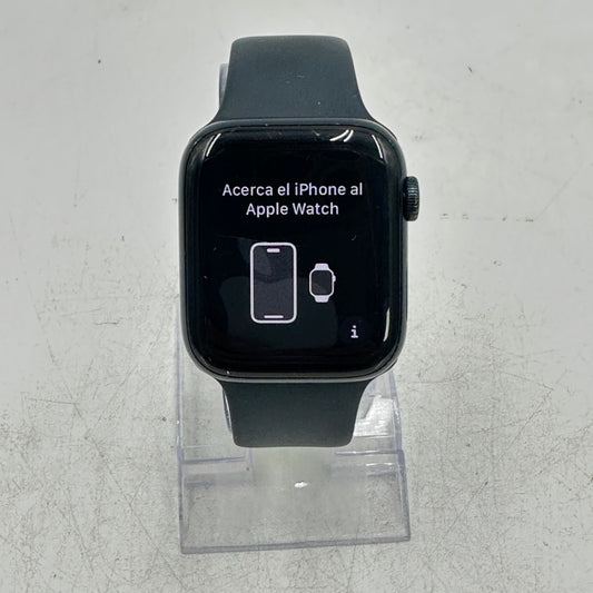 Unlocked Apple Watch SE 2nd Gen 44MM Black Aluminum w/ Black Sport Band
