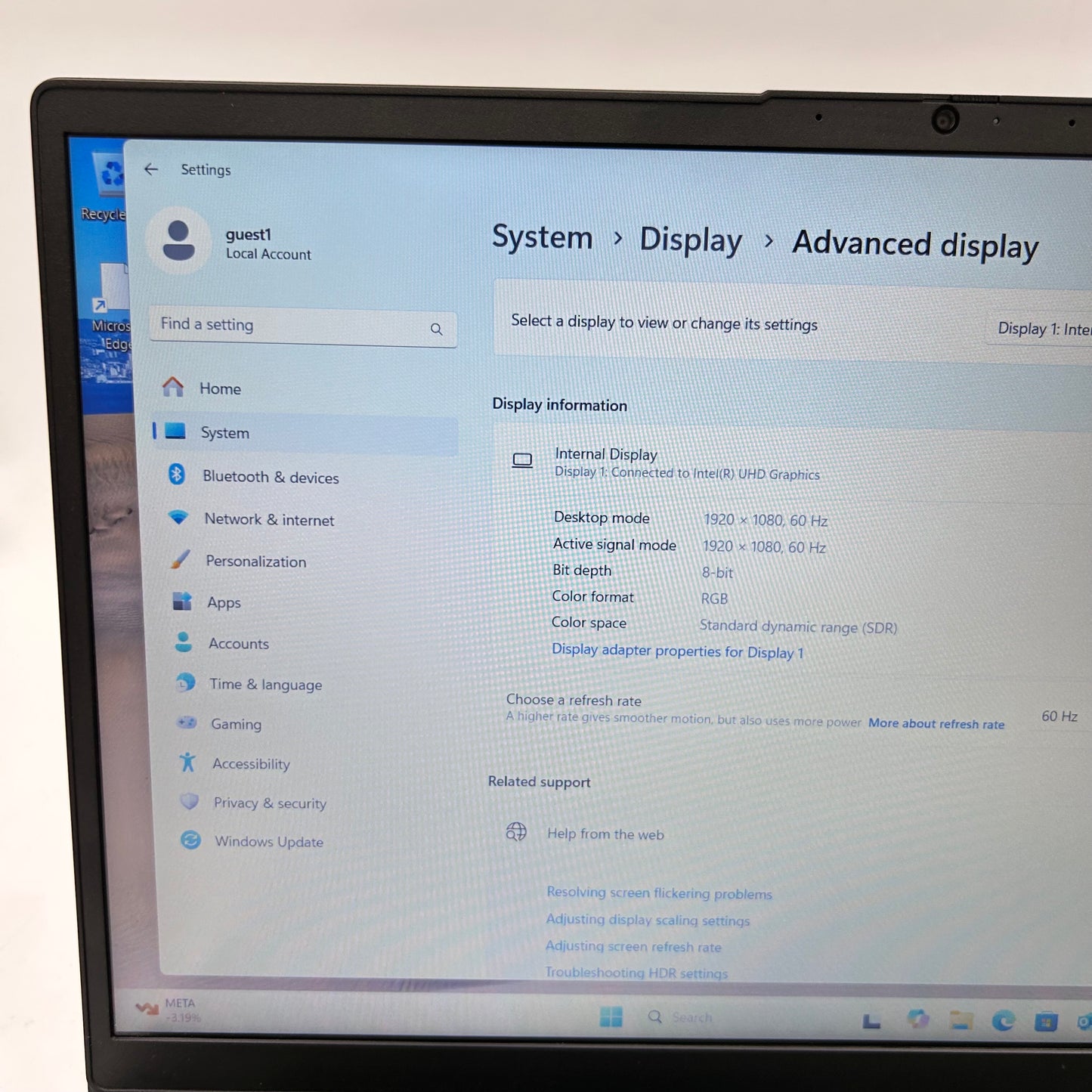 Lenovo V15 G2 IJL 15.6" Celeron N4500 1.1GHz 16GB RAM 1TB SSD