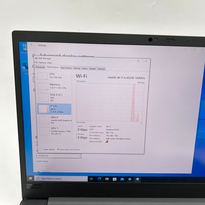 Lenovo ThinkPad P1 Gen 2 15.6" i7-9850H 2.6GHz 32GB RAM 1TB SSD Quadro T1000