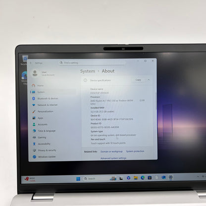 Dell Pro 14 Plus PB14255 14" Ryzen AI 7 Pro 350 2.0GHz 32GB RAM 512GB SSD