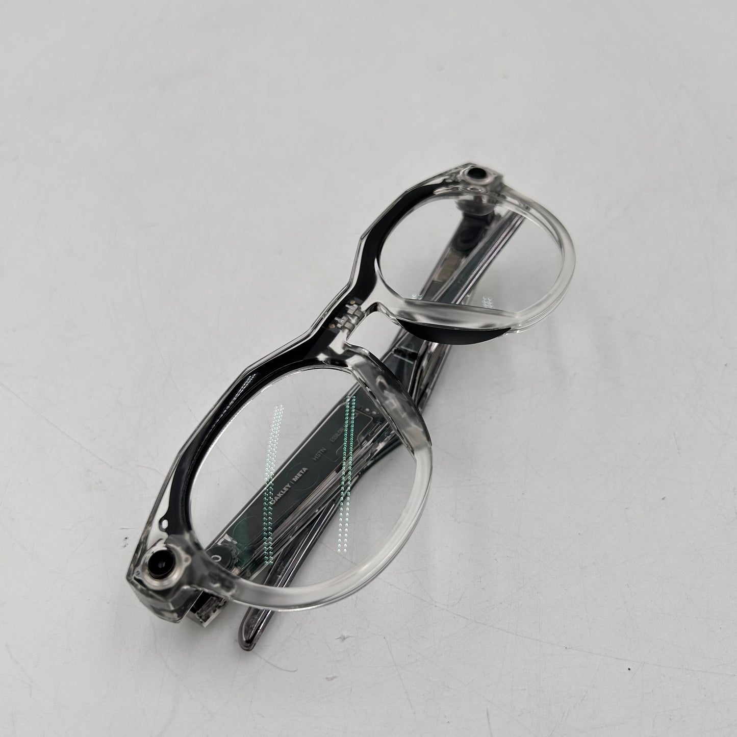 Oakley Meta HSTN Clear Transitions OW8002-02 AI Smart Glasses