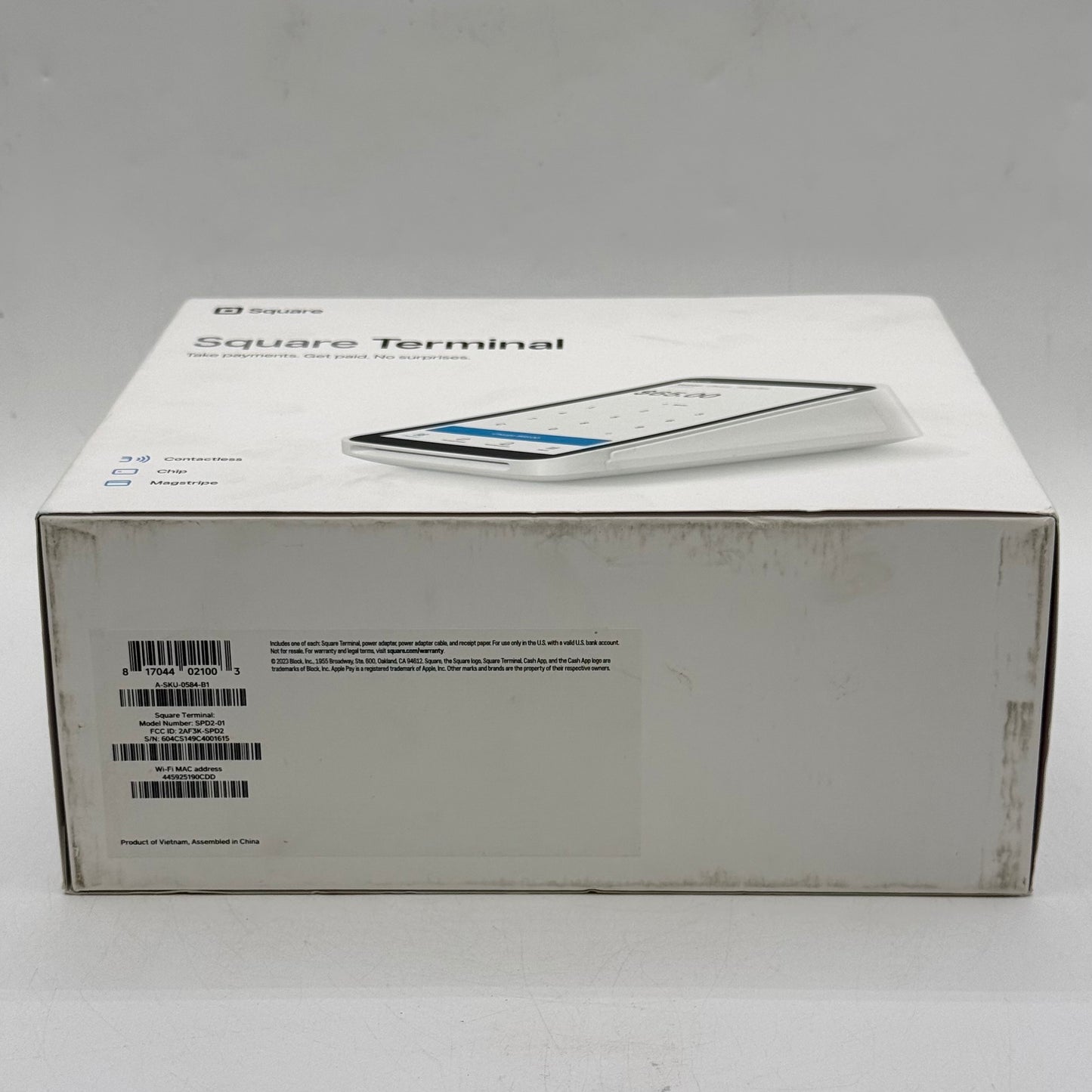 New Square Terminal Point-Of-Sale (POS) Payment Terminal SPD2-01 White