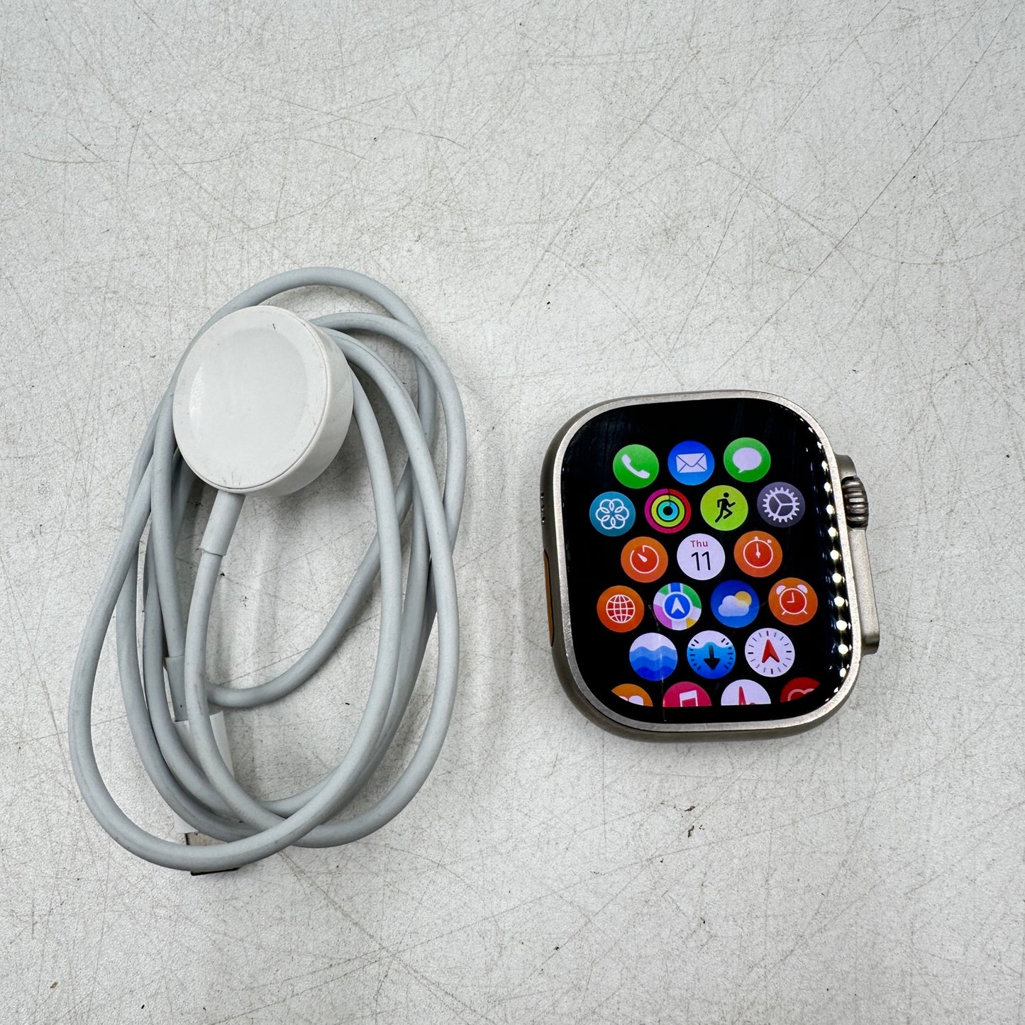 Unlocked Apple Watch Ultra 2 49MM Blue Aluminum MREG3LL/A Face Only