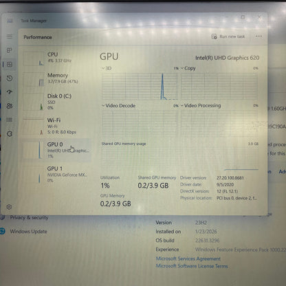 Asus Vivobook 15 X512F 15.6" i5-8265U 1.6GHz 8GB RAM 512GB SSD GeForce MX230