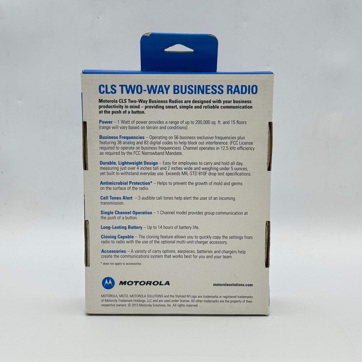 Motorola CLS Two-Way Business Radio CU1110GYN1BA