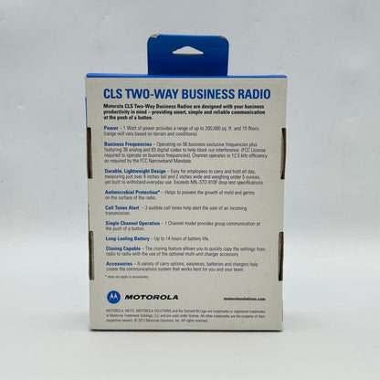 Motorola CLS Two-Way Business Radio CU1110GYN1BA