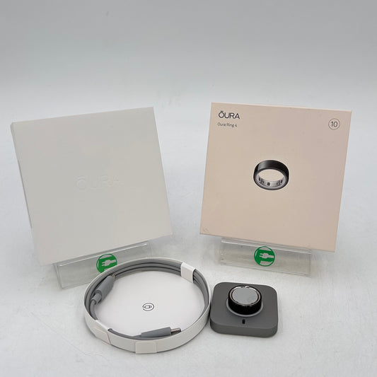 Oura Ring 4 Size 10 Black Titanium Smart Ring JZ90-54144-10
