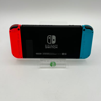 Nintendo Switch v1 Video Game Console HAC-001 Blue/Red W/ Carrying Case