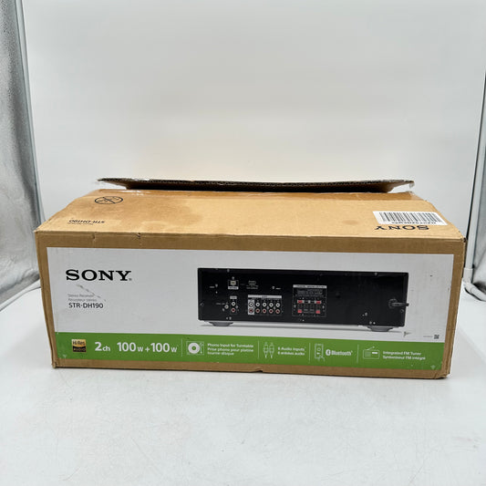 New Sony STR-DH190  Stereo Receiver STR-DH190/M