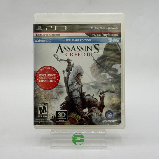 Assassin's Creed III (Sony PlayStation 3 PS3, 2012)