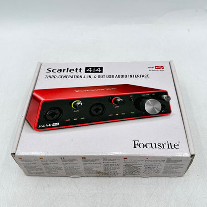 Focusrite Scarlett 4i4 (3rd Gen) USB Audio Interface MOSC0026