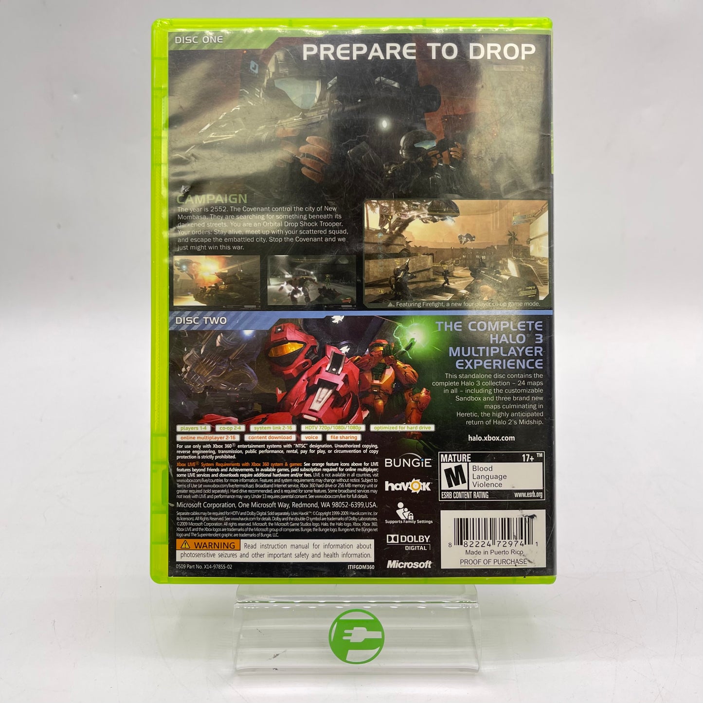 Halo 3 ODST (Xbox 360, 2009)