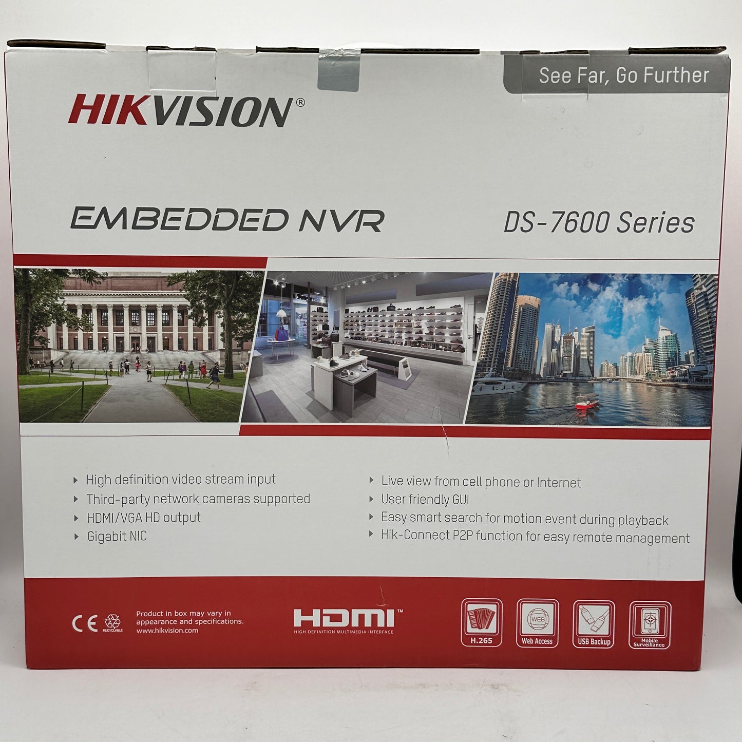 New Hikvision NVR  Network Video Recorder DS-7600