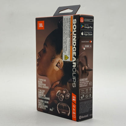 New JBL SoundGear Clips Open-Ear Wireless Headphones Copper JBLSNDGEARCLCOPAM