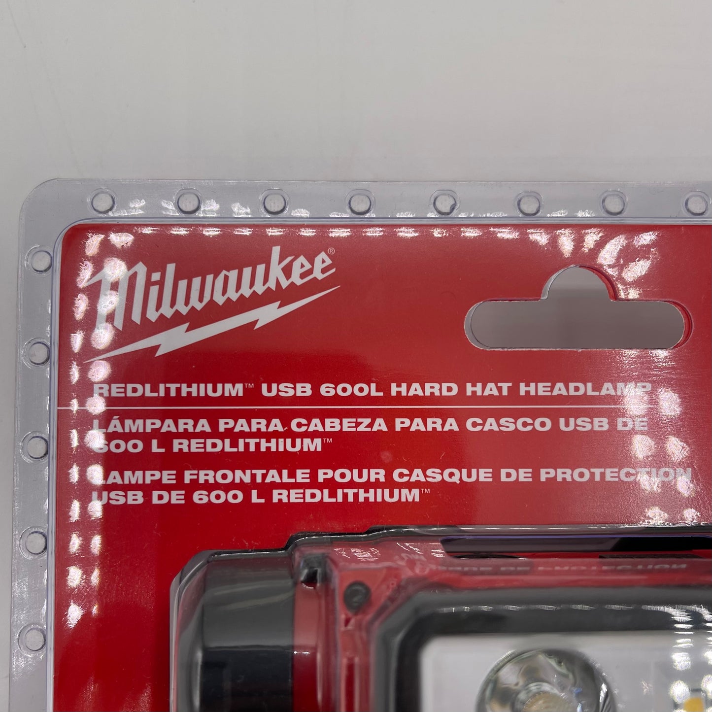 New Milwaukee 2163-21 Redlithium Usb 600L Hard Hat HeadLamp