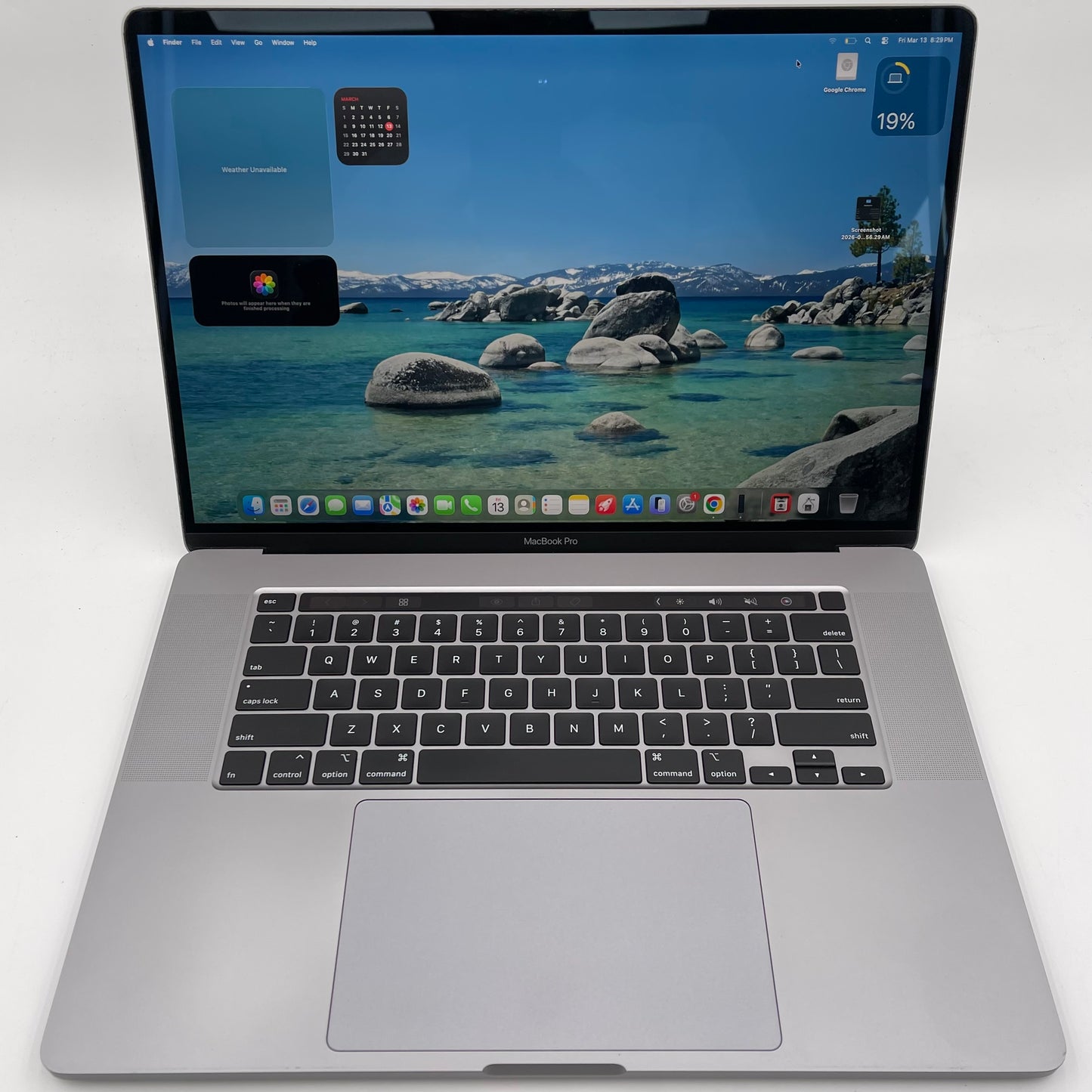 2019 Apple MacBook Pro 16" i9 2.3GHz 16GB RAM 1TB Silver A2141 Radeon Pro 5500M