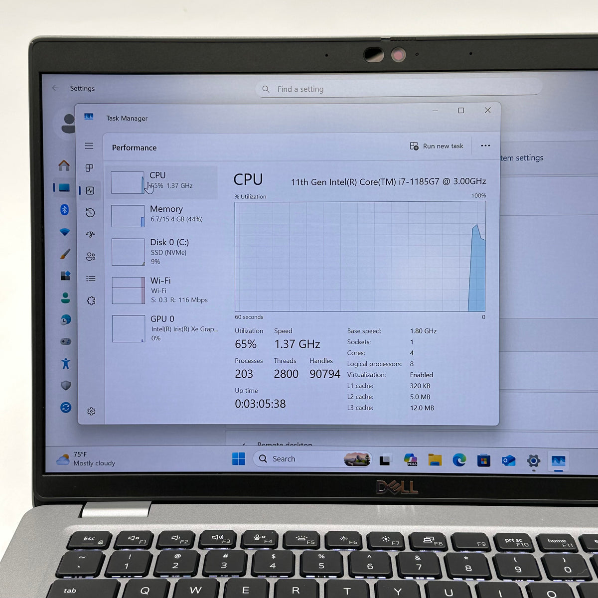 Dell Latitude 5420 14" i7-1185G7 3.0GHz 16GB RAM 512GB SSD