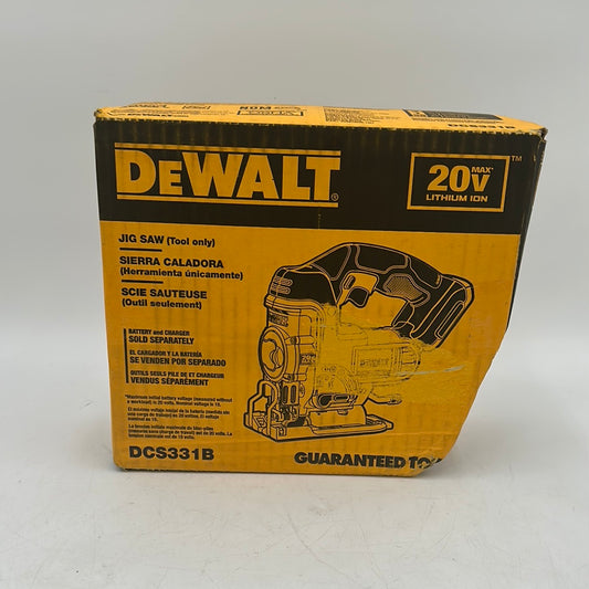 New DeWalt DCS331B 20V MAX Jig Saw Tool Only