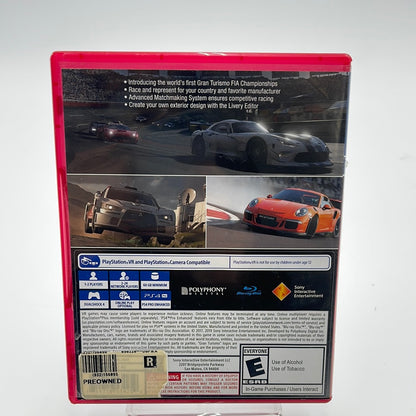 Gran Turismo Sport  (Playstation 4,  2017)